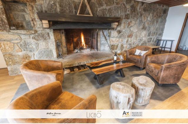 アクス・レ・テルム Chalet Ax 3 Domainesヴィラ エクステリア 写真